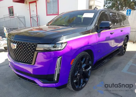 2023 Cadillac Escalade Esv 2Wd Premium Luxury z USA, uszkodzony, nr VIN 1GYS3KKL4PR215111